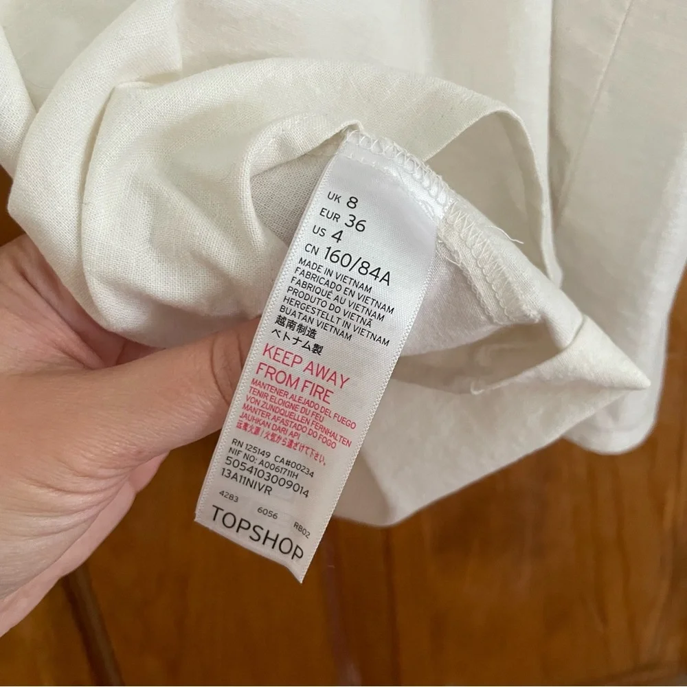 TOPSHOP Button Front Camisole Tank - Picture 7 of 8